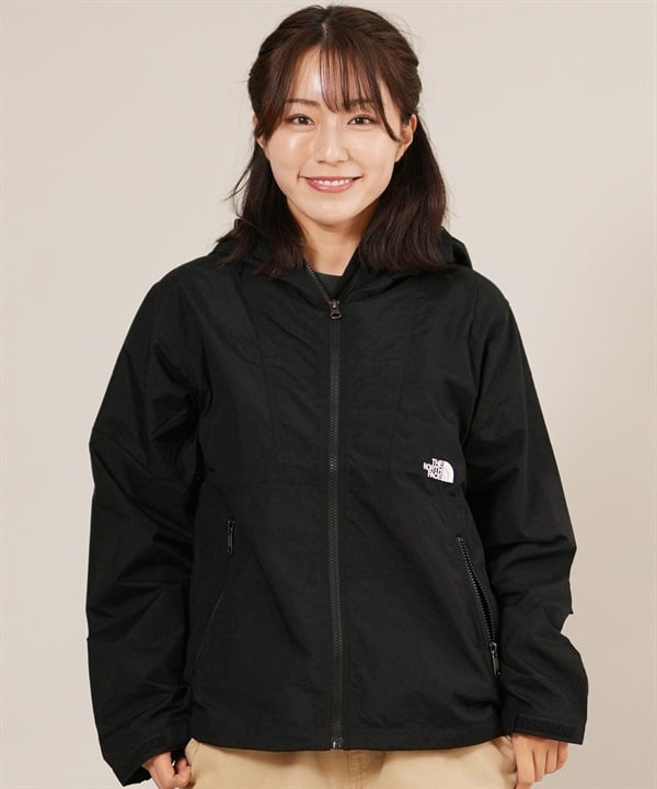THE NORTH FACE ザ・ノース・フェイス ナイロン ジャケット レディース 撥水 ワンポイント ロゴ COMPACT JACKET NPW72530