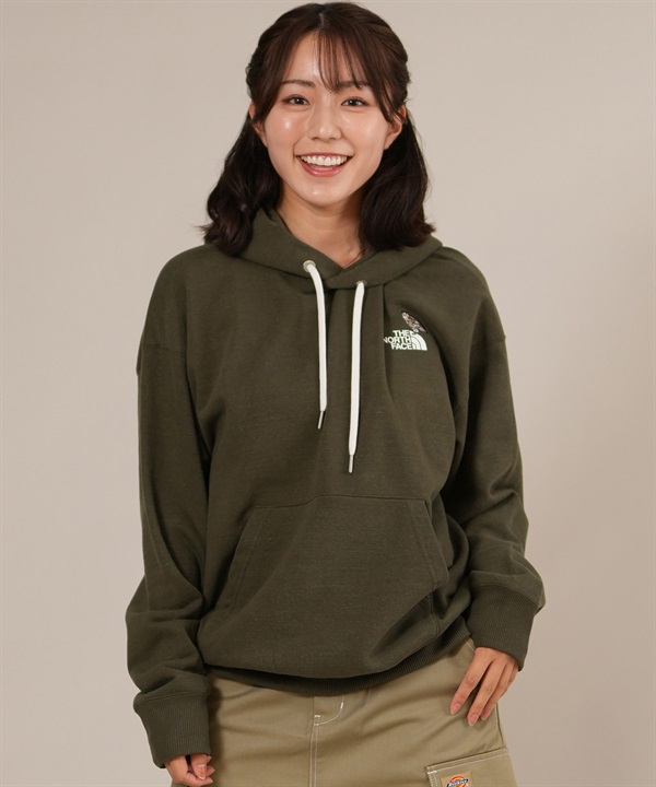 THE NORTH FACE ザ・ノース・フェイス プルオーバー パーカー レディース フーディー ワンポイント ロゴ ZOO PICKER HOODIE NT12535