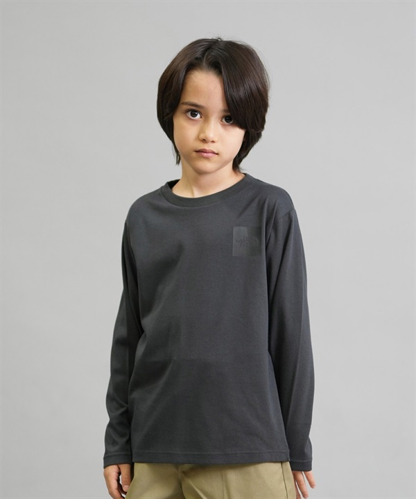 THE NORTH FACE ザ・ノース・フェイス 長袖 Tシャツ ロンT キッズ ジュニア 子供 ブランドロゴ NTJ32357