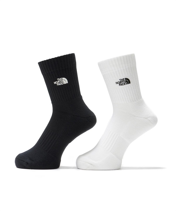 THE NORTH FACE ザ・ノース・フェイス ソックス 靴下 TNF LOGO 2P CREW ロゴ 2P クルー NN82310
