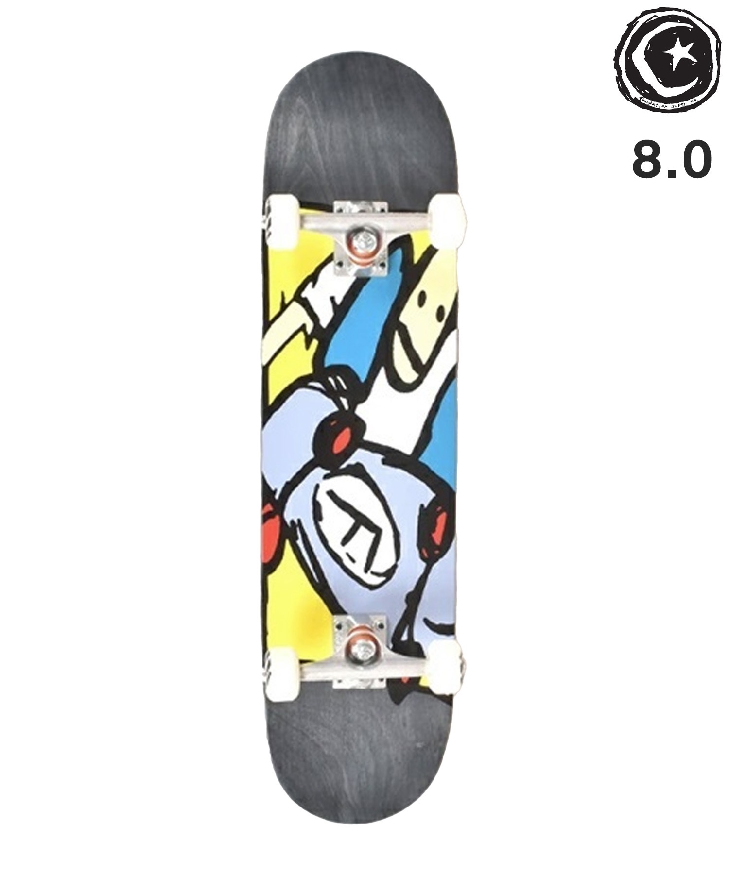 FOUNDATION ファンデーション スケートボード 8.0inch コンプリート F SKATER ムラサキスポーツ(ONE-8inch)