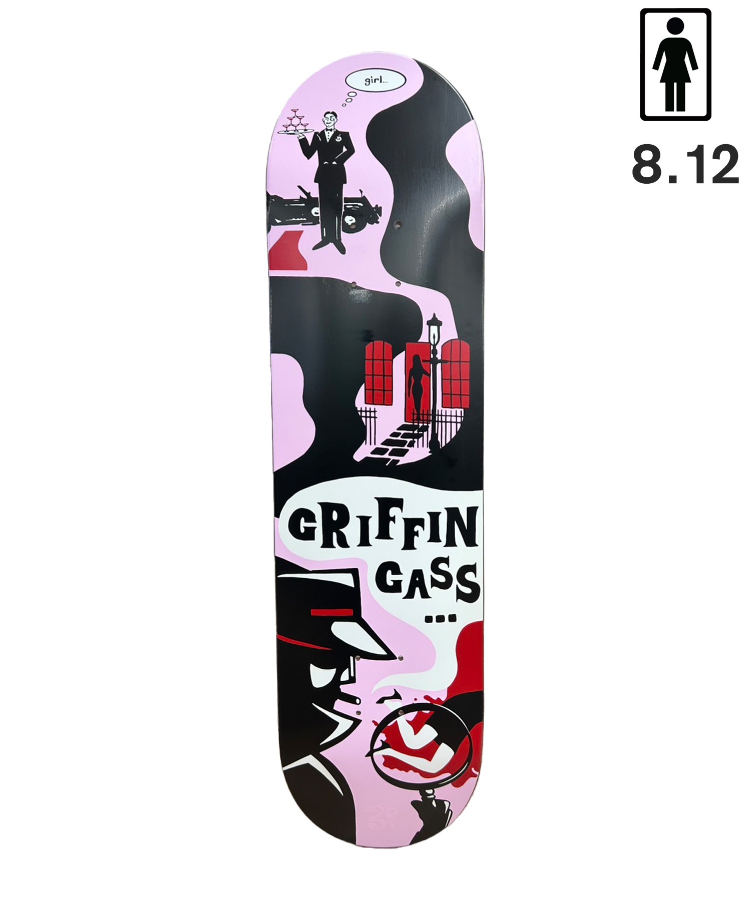 スケートボード GIRL skateboard 8.12 旧モデル GIRL ガール スケートボード デッキ 8.12inch MYSTERY