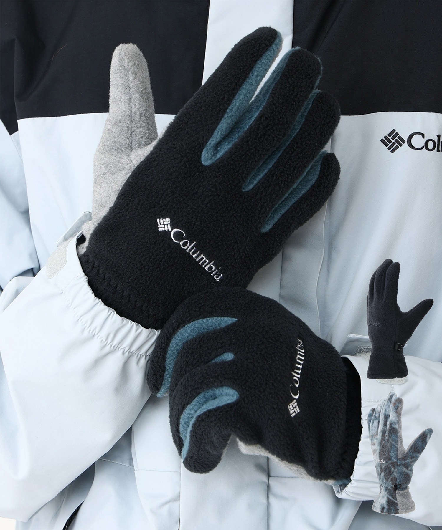 Columbia コロンビア 手袋 軽量 保温 防寒 フリース バックアイ