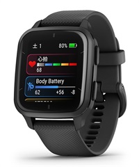 GARMIN ガーミン 時計 スマートウォッチ Venu Sq 2 Music 010-02700-70(BLACK-FREE)