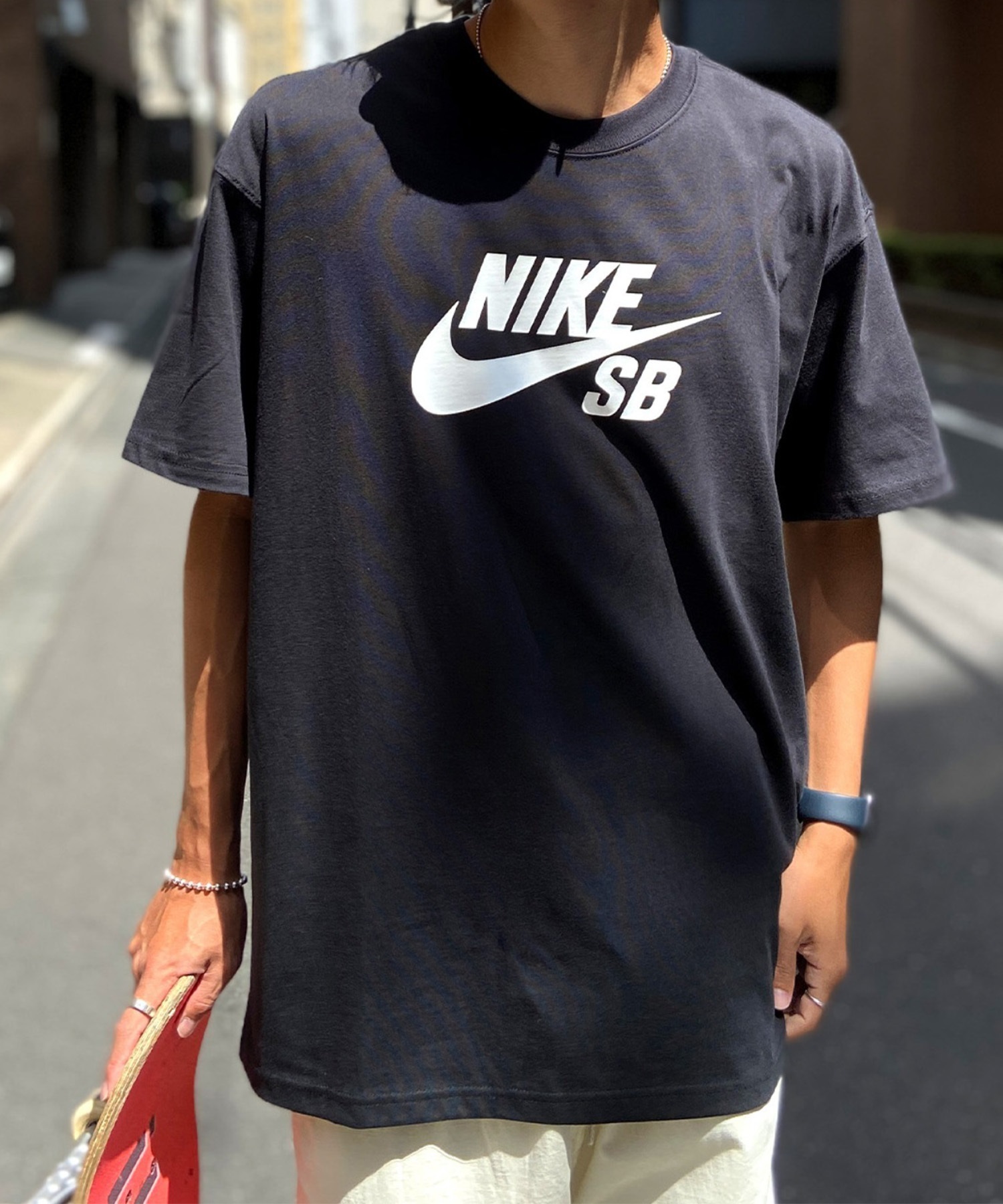 NIKE SB ナイキエスビー 半袖 Tシャツ メンズ ロゴ スケートボード Tシャツ CV7540-010(010-M)