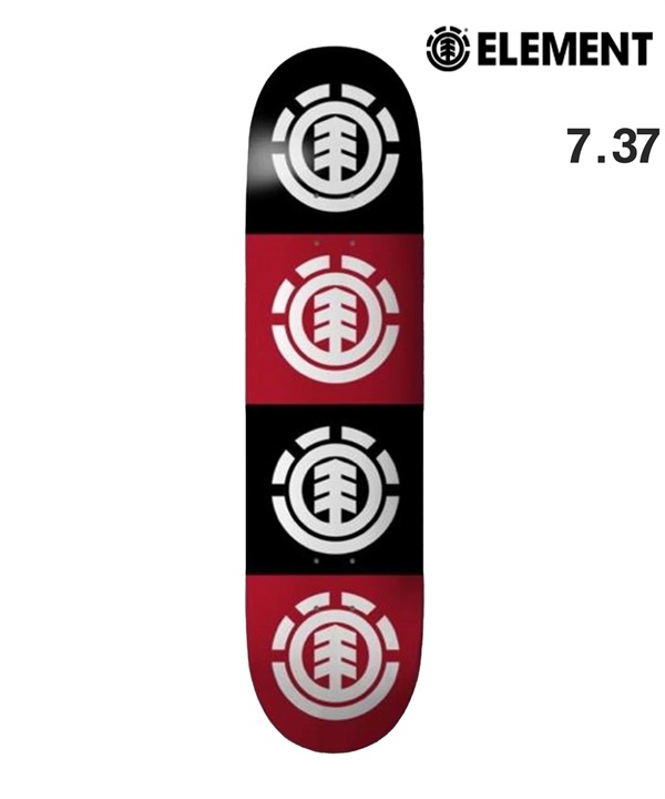 ELEMENT エレメント スケートボード デッキ キッズ 7.37inch SECTION ムラサキスポーツ
