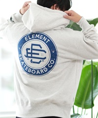 ELEMENT エレメント パーカー プルオーバー メンズ スウェット フーディー バックプリント 裏起毛 BE022-031(WHH-M)
