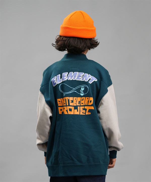 ELEMENT エレメント ジャケット キッズ スタジャン STADIUM YOUTH スウェット ジャケット BE026-021