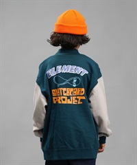 ELEMENT エレメント ジャケット キッズ スタジャン STADIUM YOUTH スウェット ジャケット BE026-021