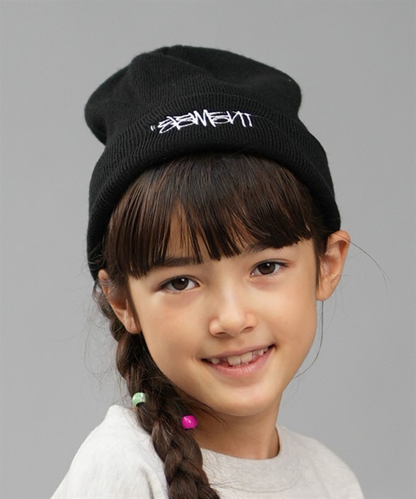 ELEMENT エレメント ビーニー キッズ ニット帽 帽子 ロゴ 2WAY SPORT BEANIE YOUTH BE026-924