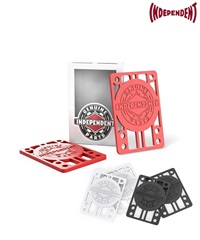 INDEPENDENT インディペンデント スケートボード パーツ ライザーパッド 1/8 ムラサキスポーツ(RED-ONE)