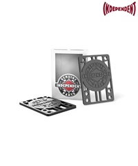 INDEPENDENT インディペンデント スケートボード パーツ ライザーパッド 1/8 ムラサキスポーツ(BLK-ONE)