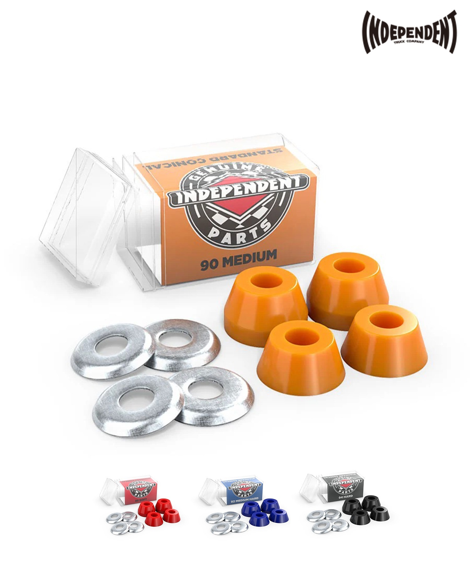 INDEPENDENT インデックス スケートボード パーツ ブッシュゴム CUSHIONS STD CONICAL ムラサキスポーツ(SOFT-ONE)