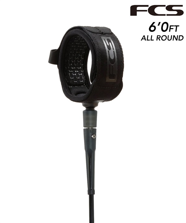 FCS エフシーエス ESSENTIAL LEASH ALL ROUND 6feet エッセンシャル サーフィン リーシュコード