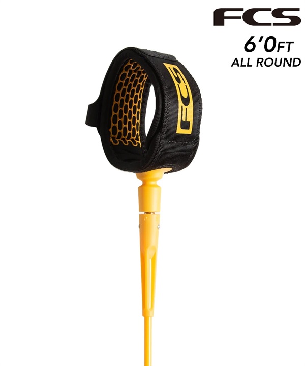 FCS エフシーエス ESSENTIAL LEASH ALL ROUND 6feet エッセンシャル サーフィン リーシュコード
