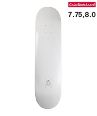 ColorSkateboard カラースケートボード デッキ 7.75～8.0inch COLOR DECK ムラサキスポーツ(WT-8inch)