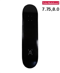 ColorSkateboard カラースケートボード デッキ 7.75～8.0inch COLOR DECK ムラサキスポーツ(BK-8inch)