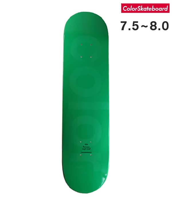 ColorSkateboard カラースケートボード デッキ 7.75～8.0inch COLOR DECK ムラサキスポーツ