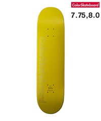 ColorSkateboard カラースケートボード デッキ 7.75～8.0inch COLOR PS LTD ムラサキスポーツ(YE-8inch)