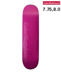 ColorSkateboard カラースケートボード デッキ 7.75～8.0inch COLOR PS LTD ムラサキスポーツ(PK-8inch)