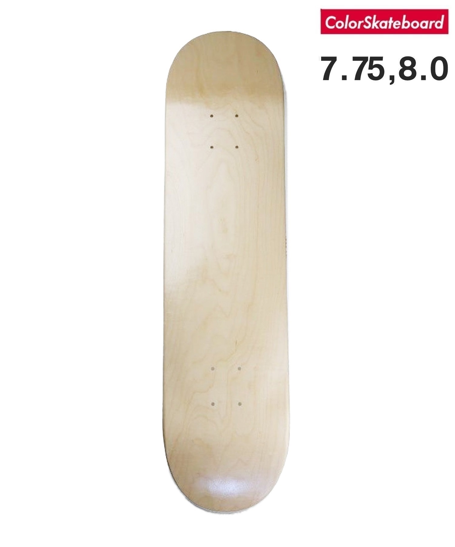 ColorSkateboard カラースケートボード デッキ 7.75～8.0inch COLOR DECK ムラサキスポーツ(NA-7.75inch)