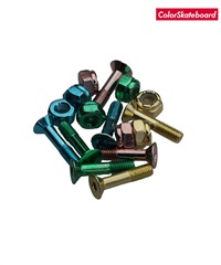 COLOR SKATEBOARDS カラー スケートボード パーツ ボルト ビス 7 8 ALLEN HARDWARE ムラサキスポーツ(MULTI-ONE)
