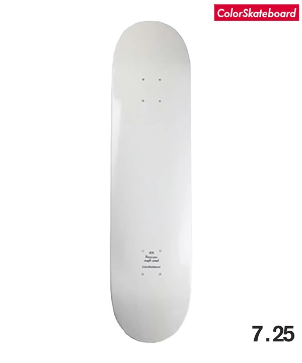 ColorSkateboard カラースケートボード キッズ スケートボード デッキ 7.25inch COLOR DECK NA WT BK