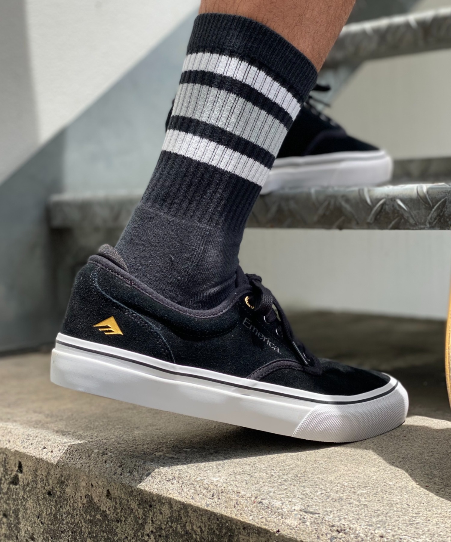 Emerica エメリカ スニーカー メンズ レディース ユニセックス WINO G6 スケボー スケシュー 61010104976(BK.WT-23.0cm)
