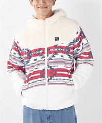 OP オーシャンパシフィック アウター メンズ リバーシブル ジャケット 2WAY ボアフリース オーバーサイズ 534207(WHT-M)