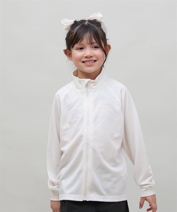 OP オーシャンパシフィック 水着 ラッシュガード 長袖 ジップアップ キッズ ジュニア 子供 UVカット 563460