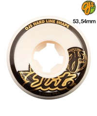 OJ WHEELS オージェー ウィール スケートボード 53～54mm 99A ELITE HARDLINE ムラサキスポーツ(WT/GD-53)