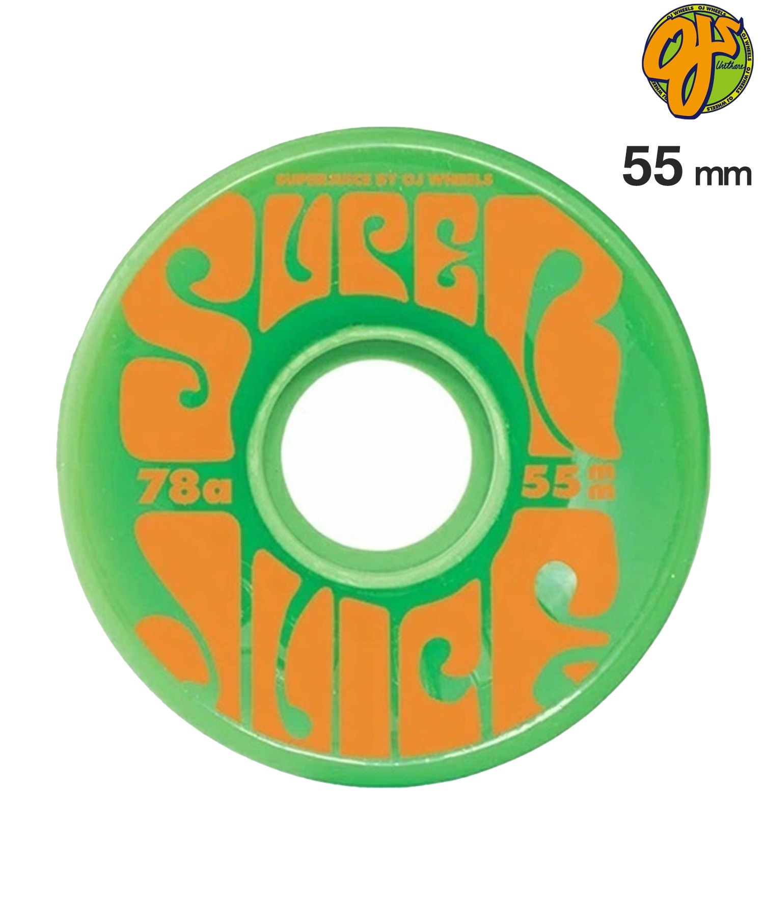 OJ WHEELS オージェー ウィール スケートボード ウィール OJ3s MINI SUPER JUICE 78A 55mm ムラサキスポーツ(GR-55)