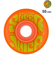OJ WHEELS オージェー ウィール スケートボード ウィール OJ3s MINI SUPER JUICE 78A 55mm ムラサキスポーツ(ORGR-55)