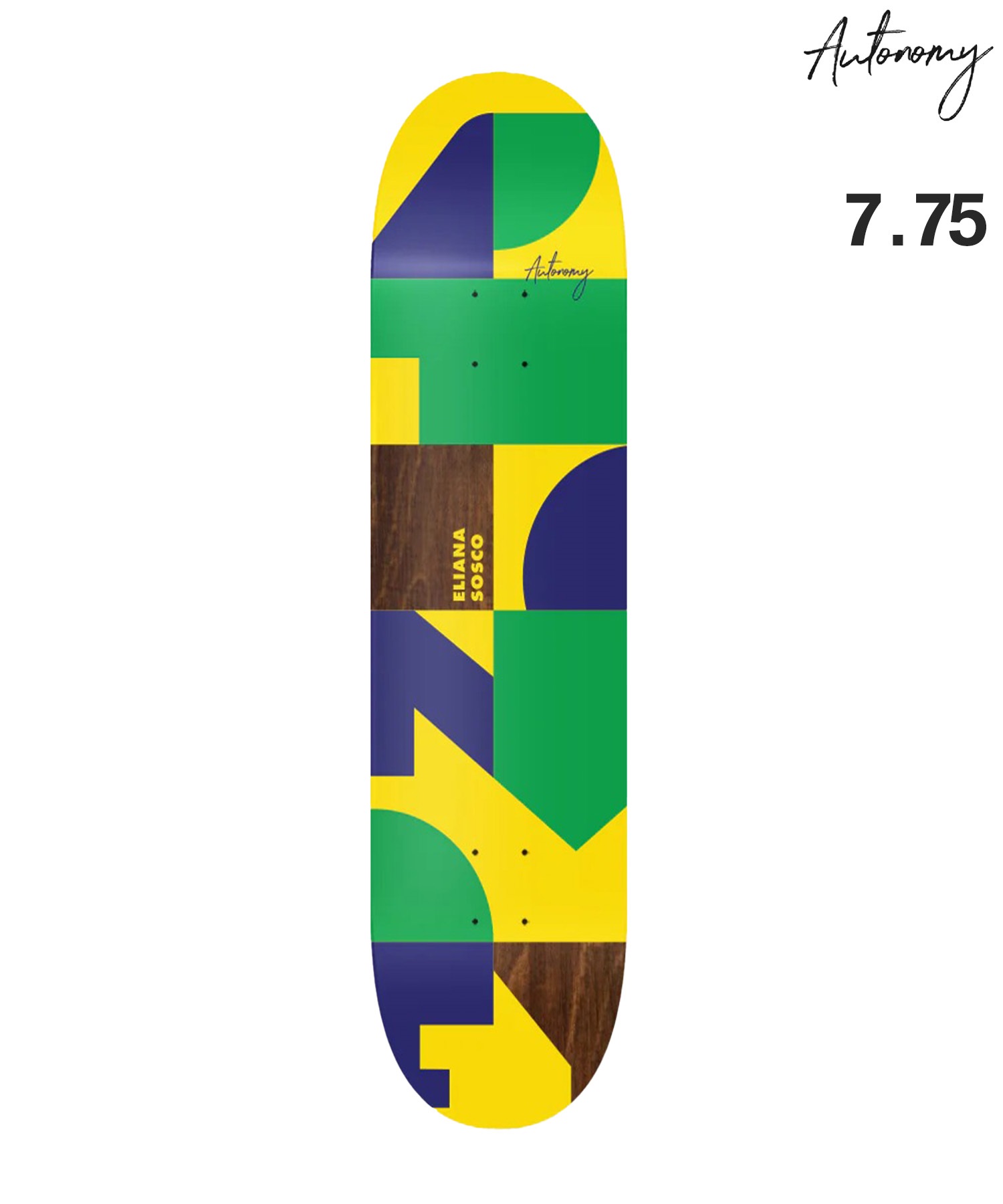 AUTONOMY オートノミー スケートボード デッキ 7.75inch AUTONOMY DECK