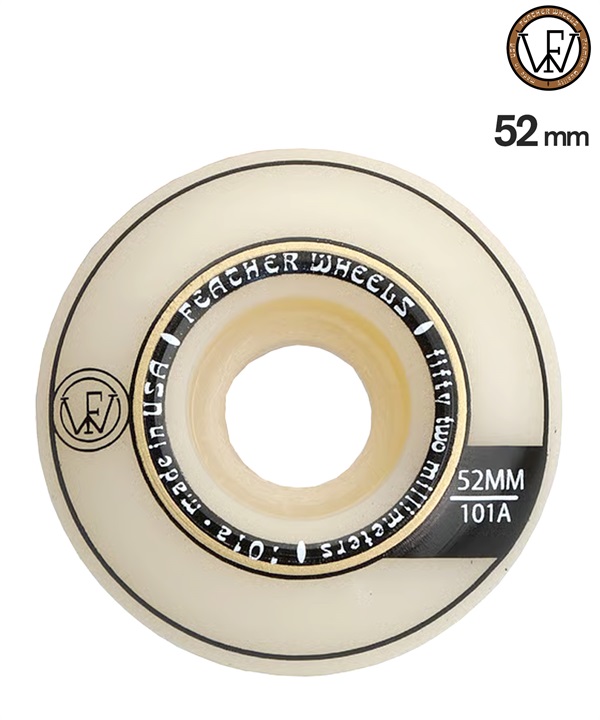 Feather Wheel フェザーウィール スケートボード ウィール 52.53ｍｍ CLASSIC ムラサキスポーツ