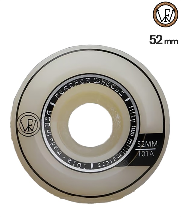 Feather Wheel フェザーウィール スケートボード ウィール 52.53ｍｍ CONICAL ムラサキスポーツ
