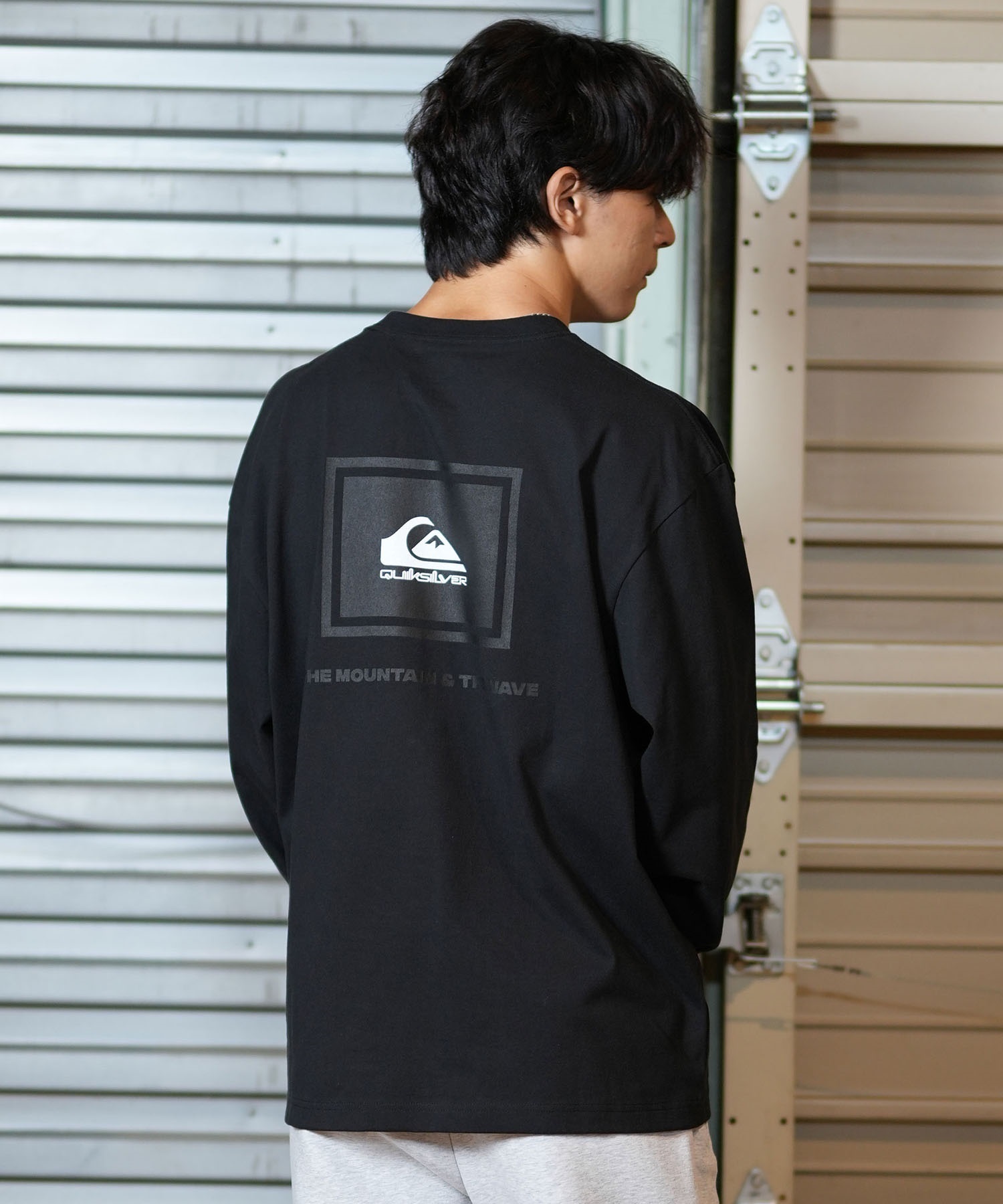 QUIKSILVER クイックシルバー 長袖 Tシャツ メンズ ロンT バック