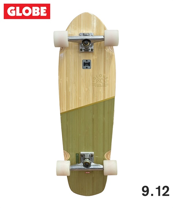 GLOBE グローブ クルーザー スケートボード コンプリート セール 9.12inch BIG BLAZER BLACK GREEN