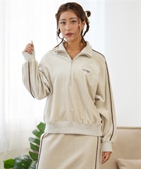 CONVERSE コンバース レディース トレーナー ハーフジップ