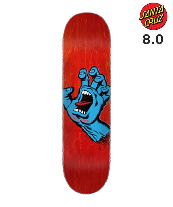 SANTA CRUZ サンタクルーズ スケートボード デッキ 7.8～8.8inch SCREAMING HAND ムラサキスポーツ