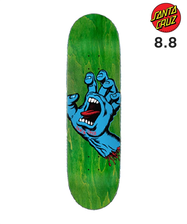 SANTA CRUZ サンタクルーズ スケートボード デッキ 7.8～8.8inch SCREAMING HAND ムラサキスポーツ
