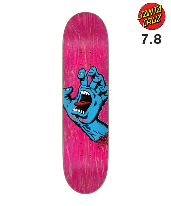 SANTA CRUZ サンタクルーズ スケートボード デッキ 7.8～8.8inch SCREAMING HAND ムラサキスポーツ