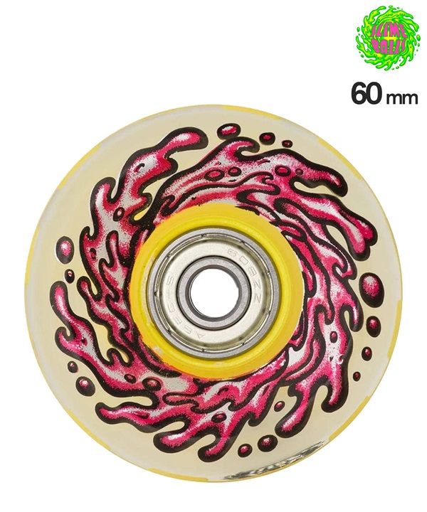 SANTACRUZ サンタクルズ スケートボード ソフトウィール 60mm 78A SLMBALL LIGHT UP ムラサキスポーツ