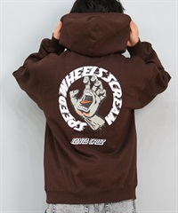 SANTACRUZ サンタクルーズ パーカー プルオーバー メンズ フーディー スウェット バックプリント 裏起毛 502243308 ムラサキスポーツ限定