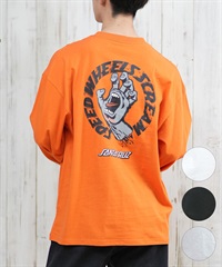 SANTACRUZ サンタクルーズ 長袖 Tシャツ メンズ ロンT クルーネック バックプリント 502243404 ムラサキスポーツ限定