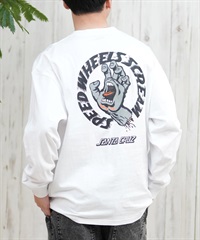 SANTACRUZ サンタクルーズ 長袖 Tシャツ メンズ ロンT クルーネック バックプリント 502243404 ムラサキスポーツ限定