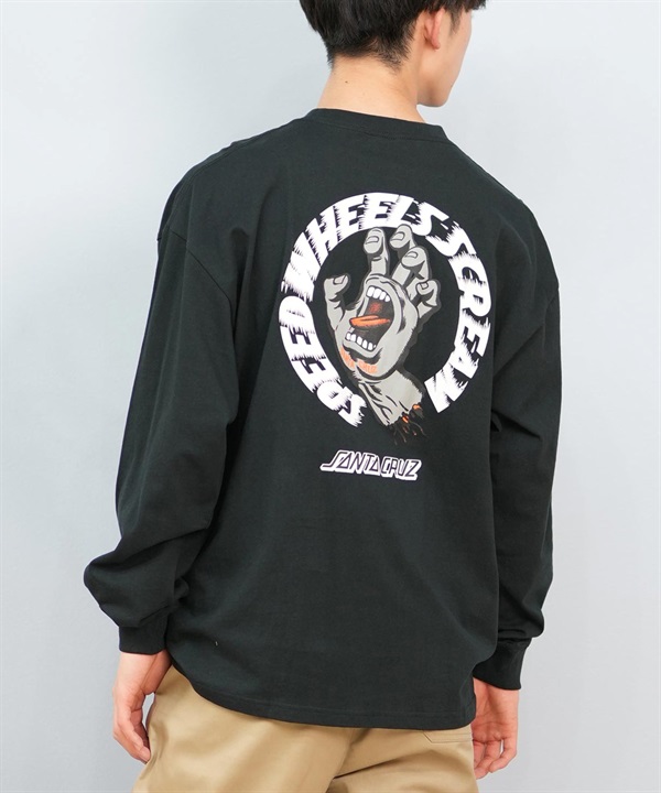 SANTA CRUZ ロンTブラック 長袖 Tシャツ L SANTA CRUZ（サンタクルーズ） tシャツ 「ムラサキスポーツ限定