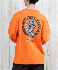SANTACRUZ サンタクルーズ 長袖 Tシャツ メンズ ロンT クルーネック バックプリント 502243404 ムラサキスポーツ限定