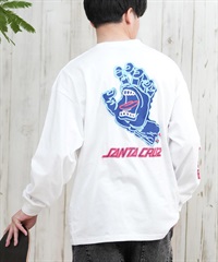 SANTACRUZ サンタクルーズ 長袖 Tシャツ メンズ ロンT クルーネック バックプリント 502243405 ムラサキスポーツ限定