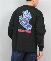 SANTACRUZ サンタクルーズ 長袖 Tシャツ メンズ ロンT クルーネック バックプリント 502243405 ムラサキスポーツ限定